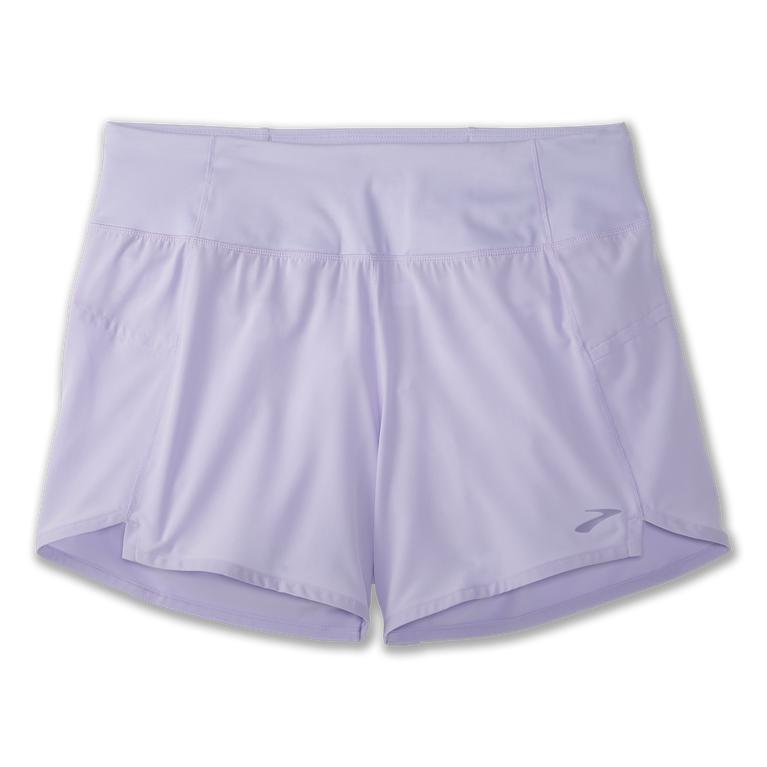 Brooks CHASER 5 Running Shorts Womens Canada - Lavender Purple/Violet Dash (YTW074652)